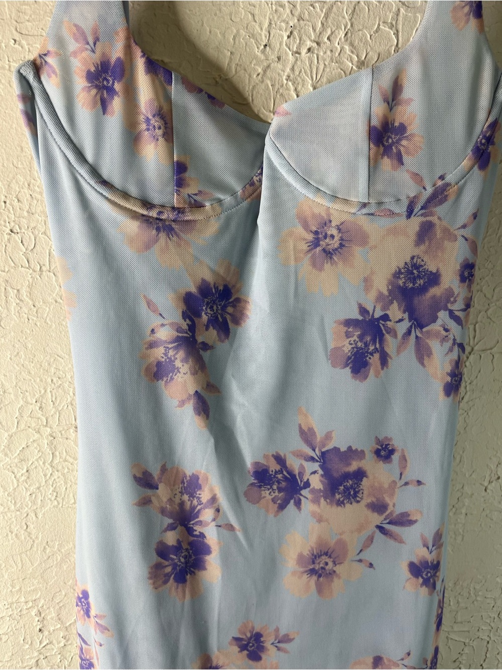 Peppermayo Charity Bustier Floral Maxi Dress in Blue - Picture 6 of 16